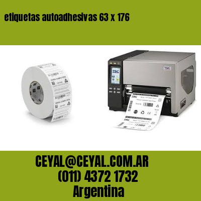 etiquetas autoadhesivas 63 x 176