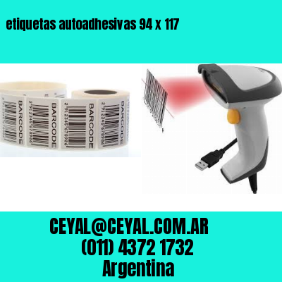 etiquetas autoadhesivas 94 x 117