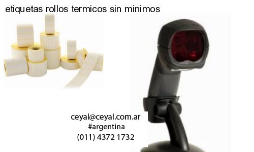 etiquetas rollos termicos sin minimos