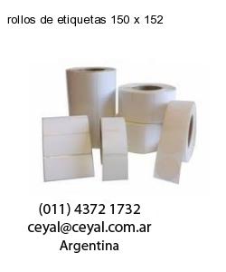 rollos de etiquetas 150 x 152