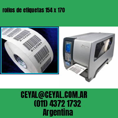 rollos de etiquetas 154 x 170