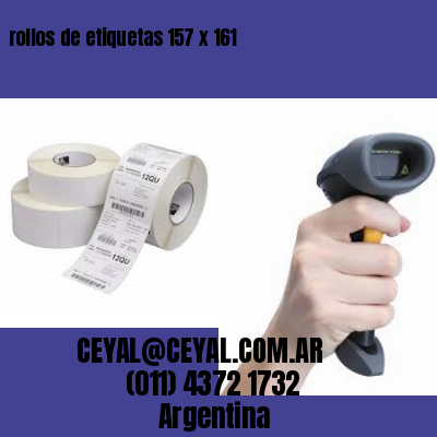 rollos de etiquetas 157 x 161