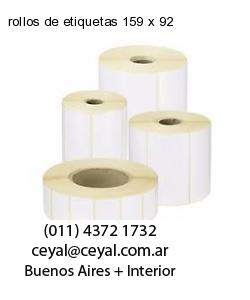 rollos de etiquetas 159 x 92