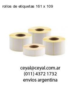 rollos de etiquetas 161 x 109