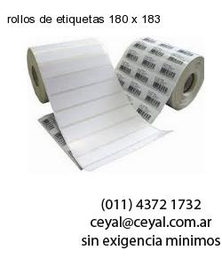 rollos de etiquetas 180 x 183