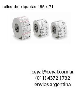 rollos de etiquetas 185 x 71