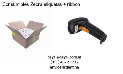 Consumibles Zebra etiquetas   ribbon