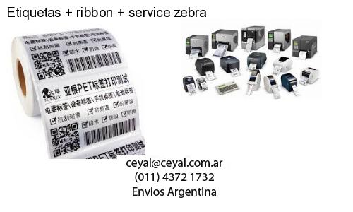 Etiquetas   ribbon   service zebra