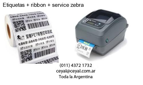 Etiquetas   ribbon   service zebra