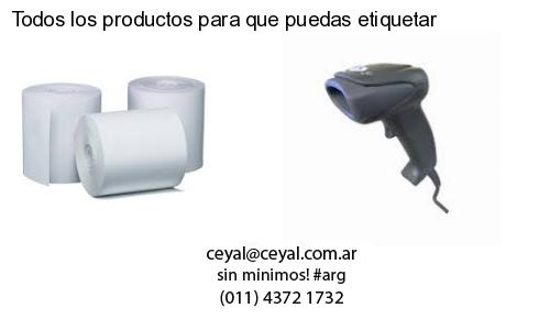 Todos los productos para que puedas etiquetar