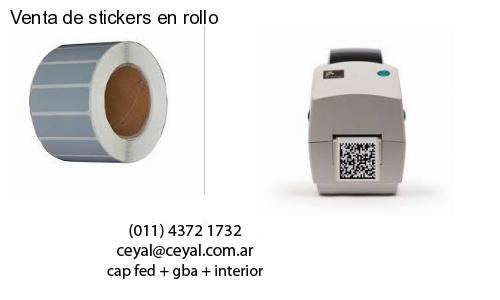 Venta de stickers en rollo