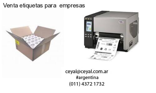 Venta etiquetas para  empresas