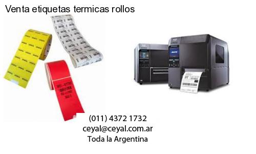 Venta etiquetas termicas rollos