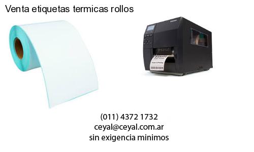 Venta etiquetas termicas rollos