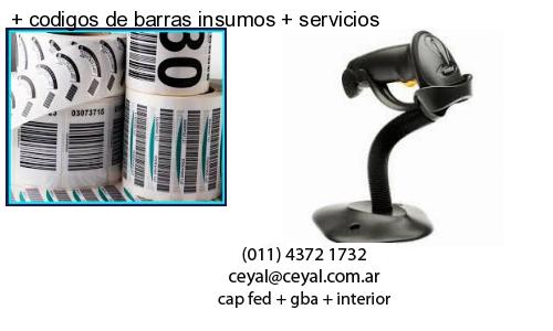   codigos de barras insumos   servicios