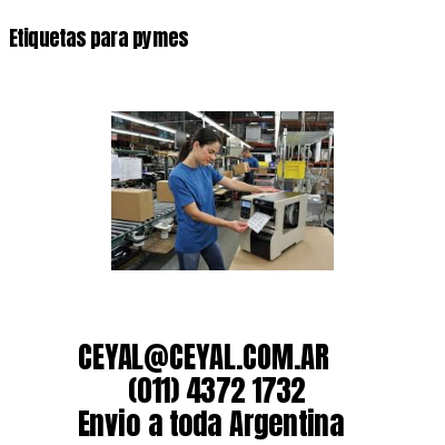 Etiquetas para pymes