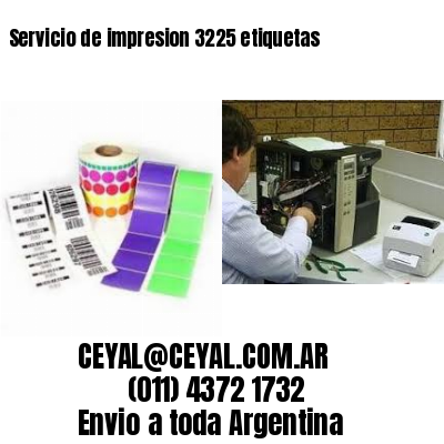 Servicio de impresion 3225 etiquetas