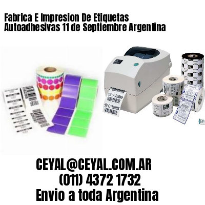 Fabrica E Impresion De Etiquetas Autoadhesivas 11 de Septiembre Argentina