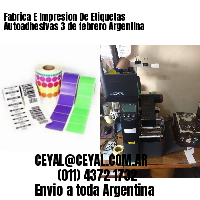 Fabrica E Impresion De Etiquetas Autoadhesivas 3 de febrero Argentina