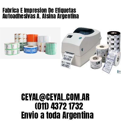 Fabrica E Impresion De Etiquetas Autoadhesivas A. Alsina Argentina