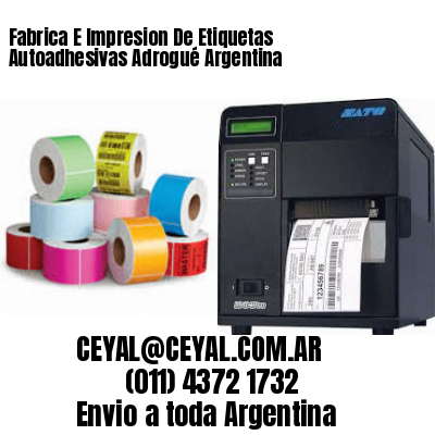 Fabrica E Impresion De Etiquetas Autoadhesivas Adrogué Argentina