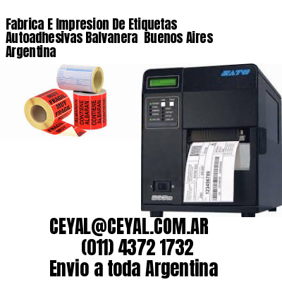 Fabrica E Impresion De Etiquetas Autoadhesivas Balvanera  Buenos Aires Argentina