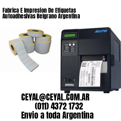 Fabrica E Impresion De Etiquetas Autoadhesivas Belgrano Argentina