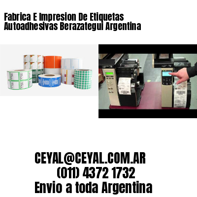 Fabrica E Impresion De Etiquetas Autoadhesivas Berazategui Argentina