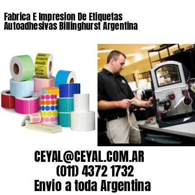 Fabrica E Impresion De Etiquetas Autoadhesivas Billinghurst Argentina