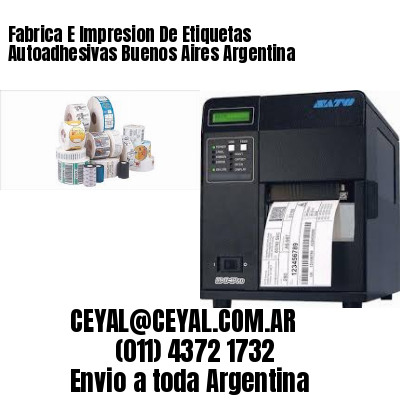 Fabrica E Impresion De Etiquetas Autoadhesivas Buenos Aires Argentina