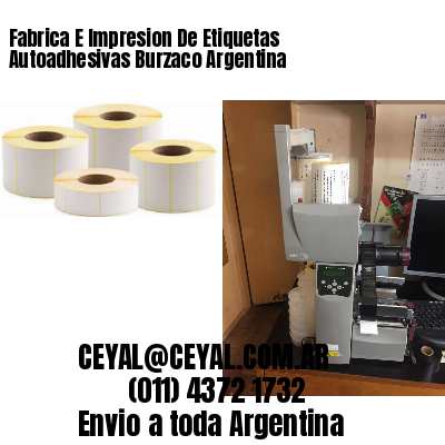 Fabrica E Impresion De Etiquetas Autoadhesivas Burzaco Argentina