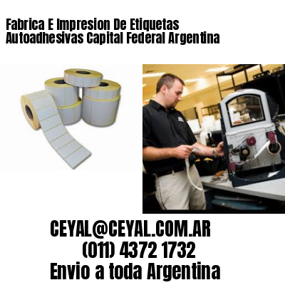 Fabrica E Impresion De Etiquetas Autoadhesivas Capital Federal Argentina