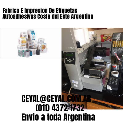 Fabrica E Impresion De Etiquetas Autoadhesivas Costa del Este Argentina