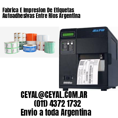 Fabrica E Impresion De Etiquetas Autoadhesivas Entre Rios Argentina