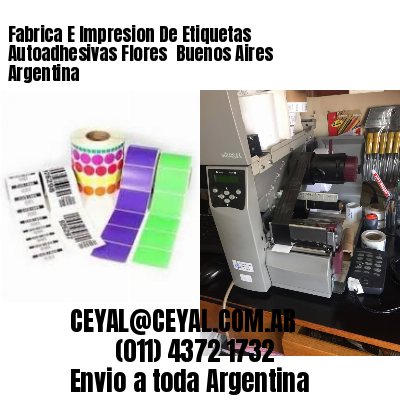 Fabrica E Impresion De Etiquetas Autoadhesivas Flores  Buenos Aires Argentina