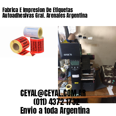 Fabrica E Impresion De Etiquetas Autoadhesivas Gral. Arenales Argentina