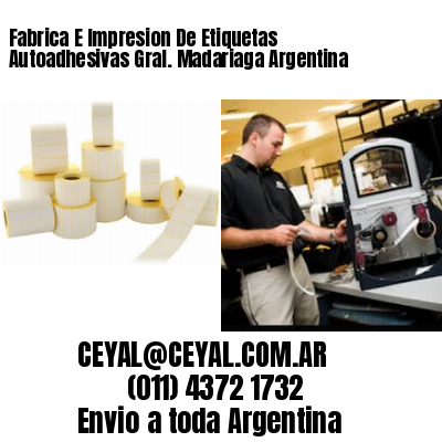 Fabrica E Impresion De Etiquetas Autoadhesivas Gral. Madariaga Argentina