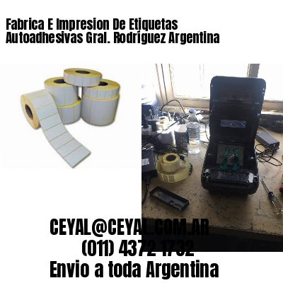 Fabrica E Impresion De Etiquetas Autoadhesivas Gral. Rodríguez Argentina