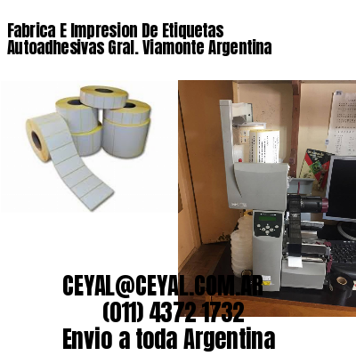 Fabrica E Impresion De Etiquetas Autoadhesivas Gral. Viamonte Argentina