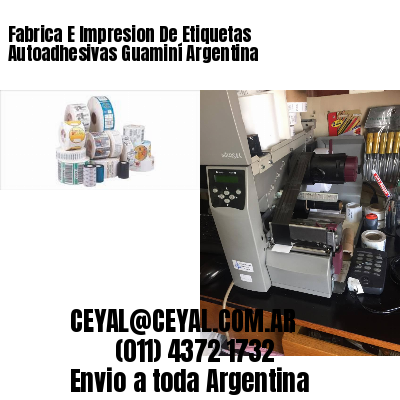 Fabrica E Impresion De Etiquetas Autoadhesivas Guaminí Argentina