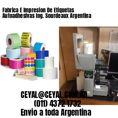 Fabrica E Impresion De Etiquetas Autoadhesivas Ing. Sourdeaux Argentina