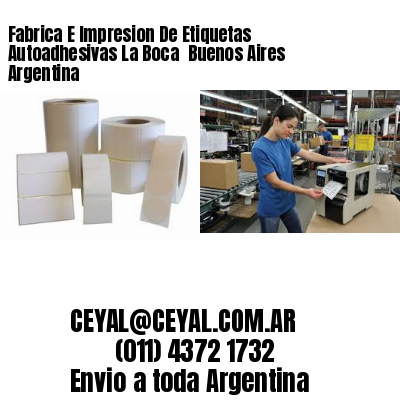 Fabrica E Impresion De Etiquetas Autoadhesivas La Boca  Buenos Aires Argentina