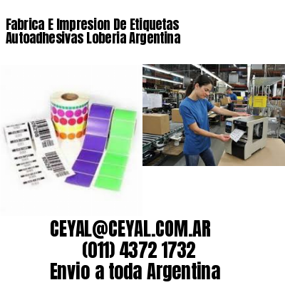 Fabrica E Impresion De Etiquetas Autoadhesivas Loberia Argentina