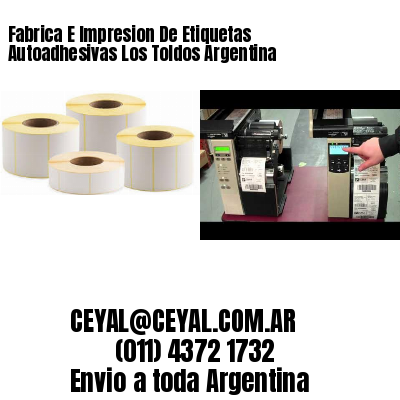 Fabrica E Impresion De Etiquetas Autoadhesivas Los Toldos Argentina