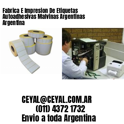 Fabrica E Impresion De Etiquetas Autoadhesivas Malvinas Argentinas Argentina