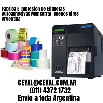 Fabrica E Impresion De Etiquetas Autoadhesivas Monserrat  Buenos Aires Argentina