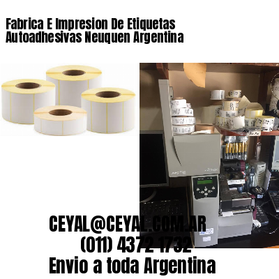 Fabrica E Impresion De Etiquetas Autoadhesivas Neuquen Argentina