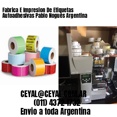 Fabrica E Impresion De Etiquetas Autoadhesivas Pablo Nogués Argentina