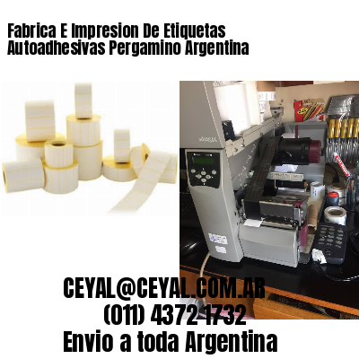 Fabrica E Impresion De Etiquetas Autoadhesivas Pergamino Argentina