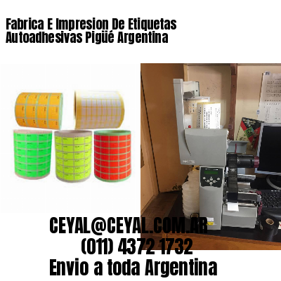 Fabrica E Impresion De Etiquetas Autoadhesivas Pigüé Argentina